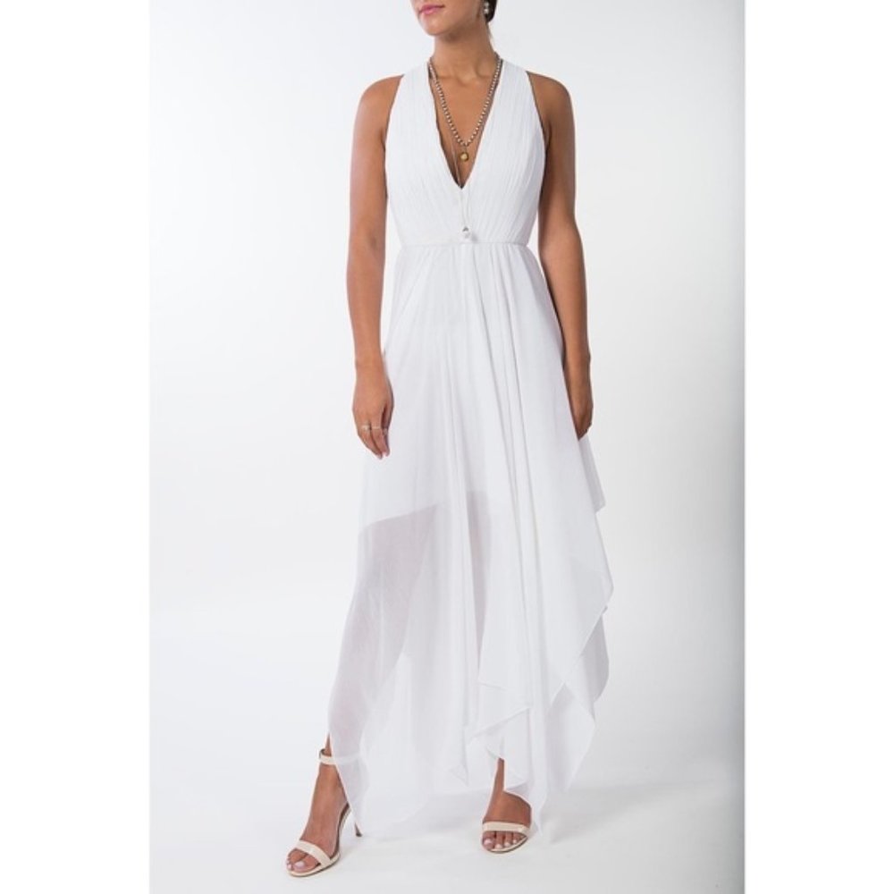 Alice & Olivia - Mya Gathered Handkerchief Dress